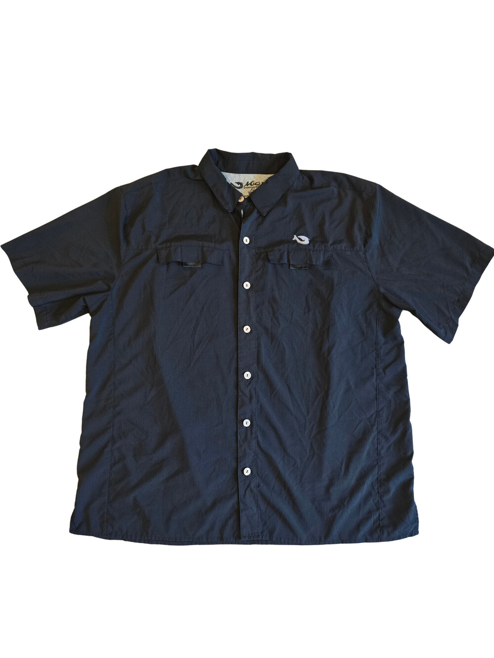 Mojo Sportswear | Men’s XL | Black Short Sleeve Fishing Shirt (RN#132192)
